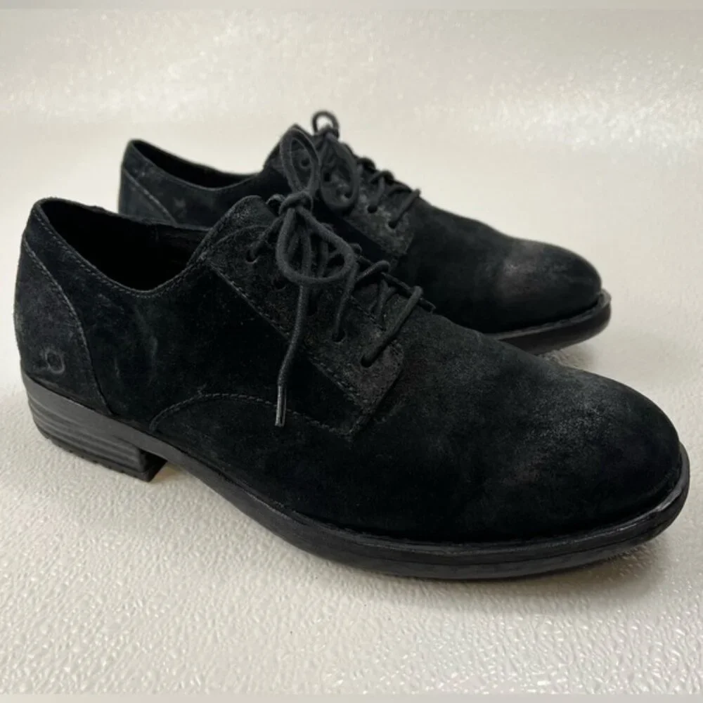 Born Suede Leather Casual Comfort Men’s Footwear Oxfords Shoes Size 10 M